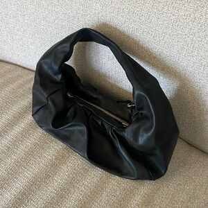 PrettyLittleThing Black Mini Bag with Crescent Shape